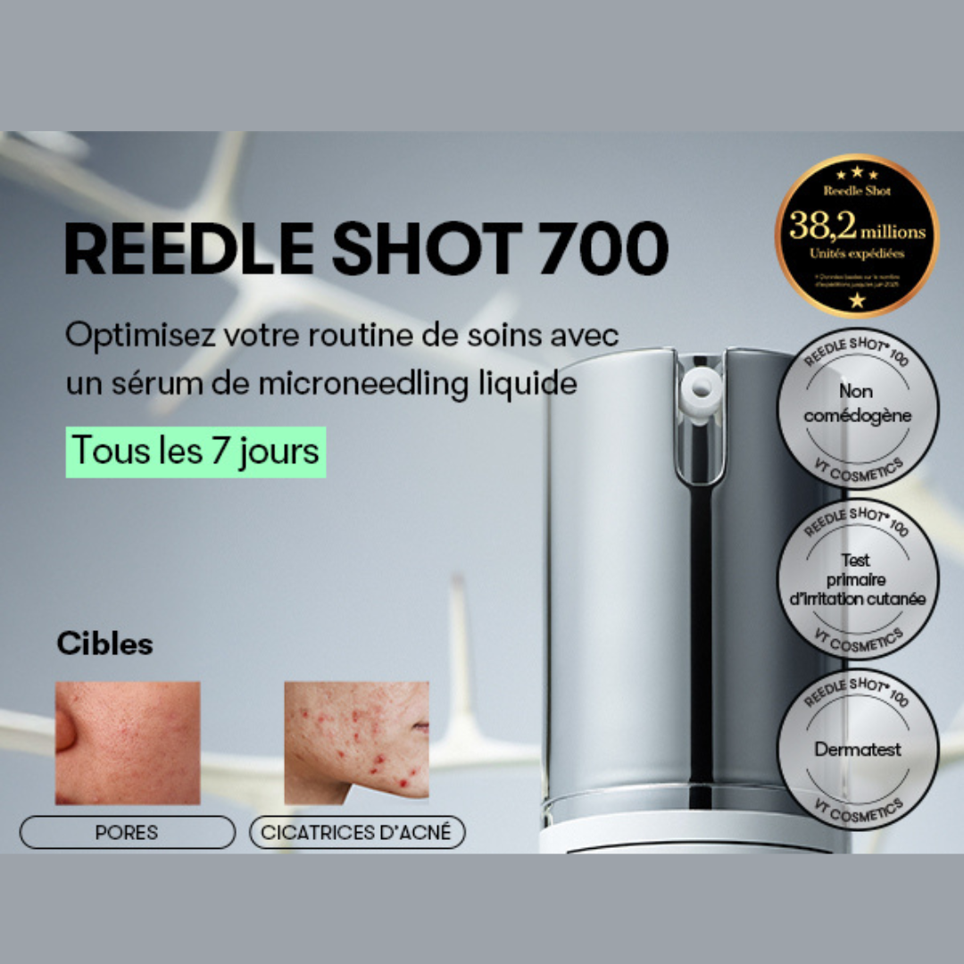 VT Cosmetics Cica Reedle Shot 100 | Micro-Needling Serum with 95,000 Cica Reedles | Smooths Texture, Boosts Absorption & Repairs Skin Barrier
