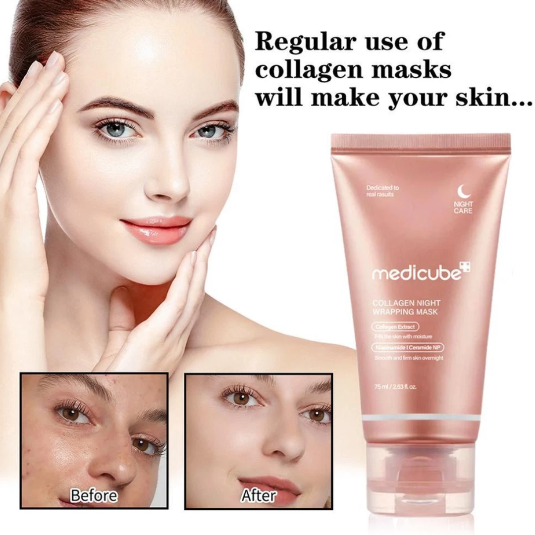 Buy Collagen Night Wrapping Mask and Get Applicator Free
