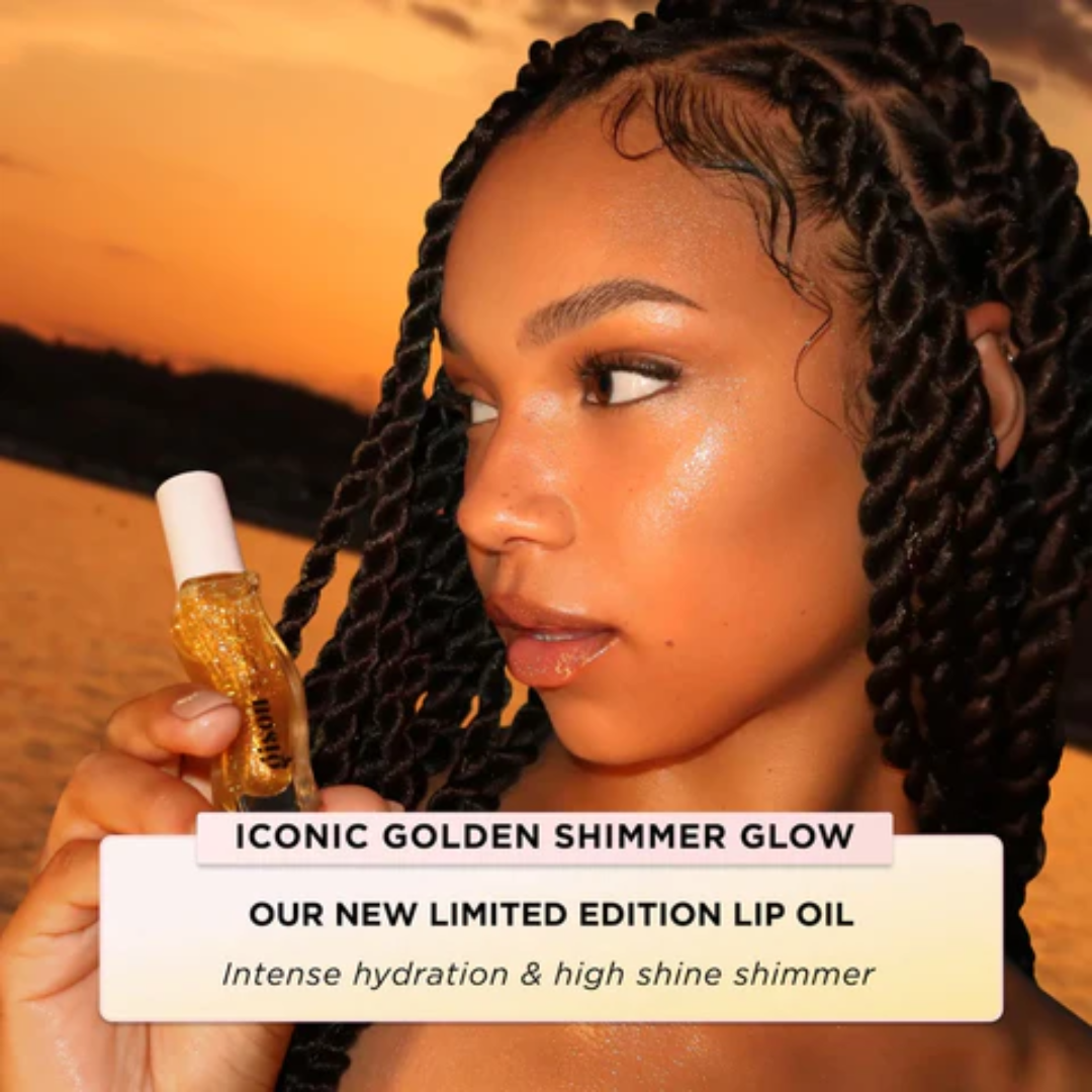 Gisou Honey Infused Lip Oil Trio | Honey-Infused Hydration, Glassy Shine, Non-Sticky Plumping Glow (Pack of 3)
