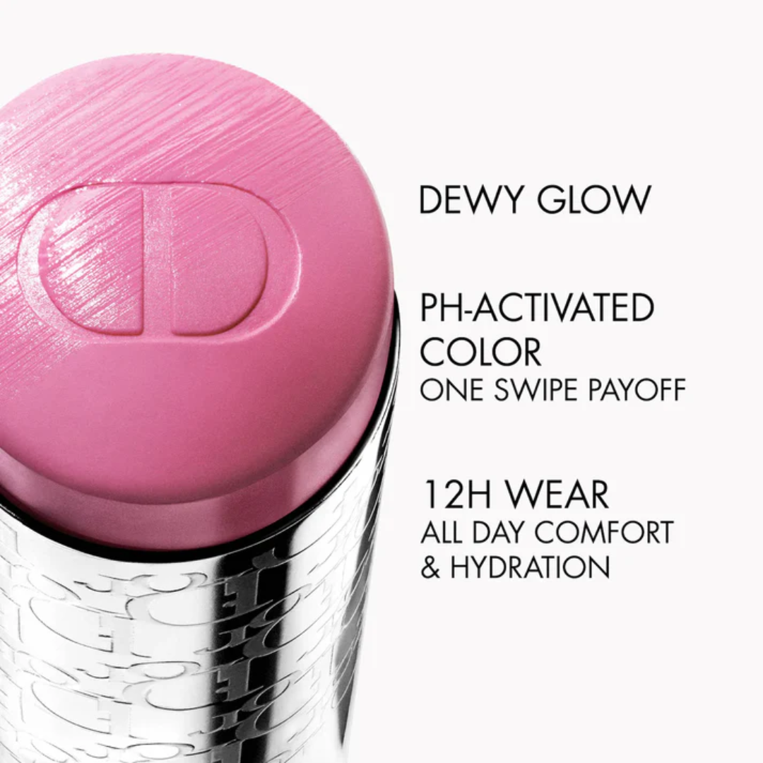 Dior Rosy Glow Luxe – pH-Activated Color Stick Collection | Dewy Glow, 12-Hour Wear & Hydrating Cheek & Lip Balm