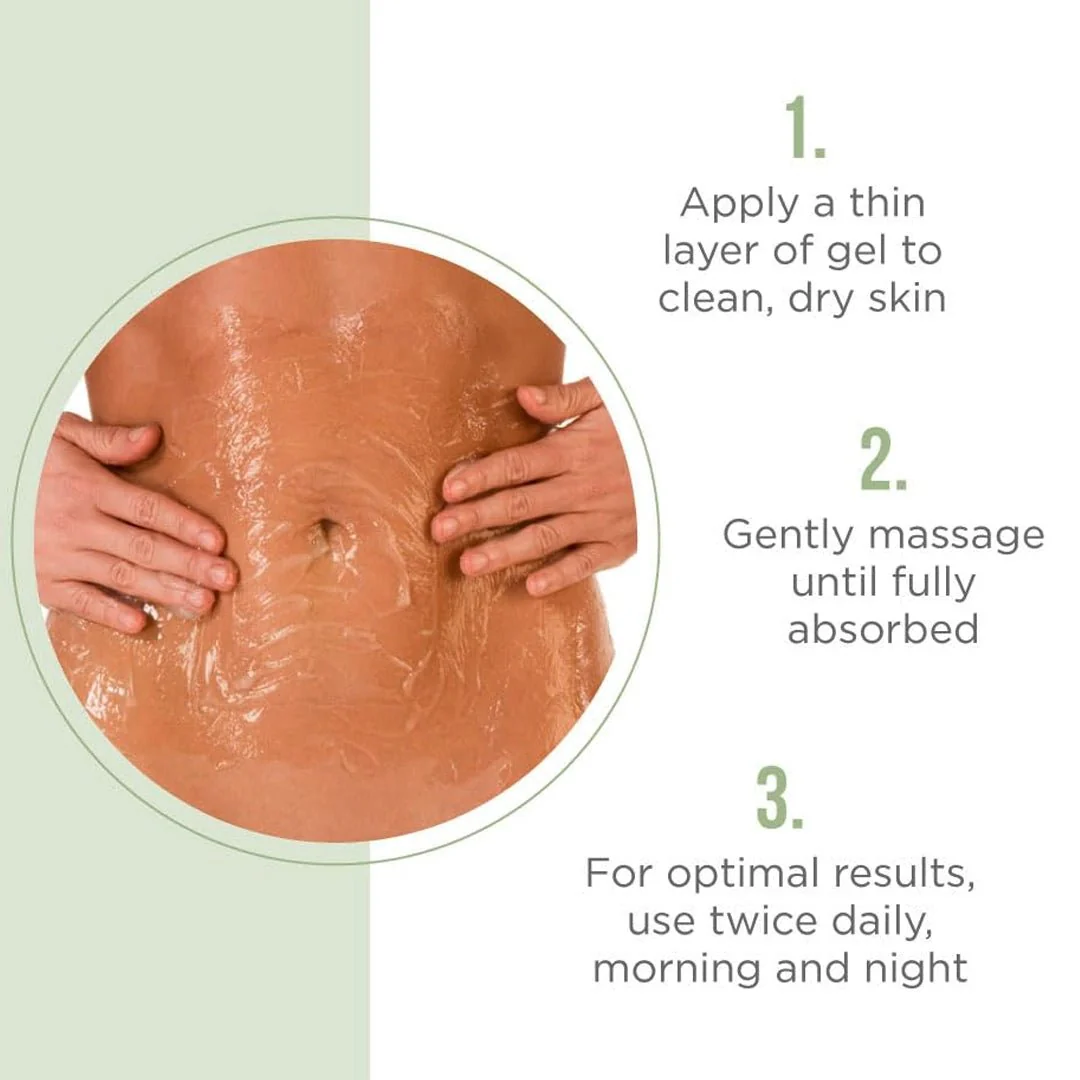 Cryo Thermo Firming Gold Gel – Firms, Tightens & Smooths Cellulite – Fades Stretch Marks – Infused with Nano Gold, Aloe Vera & Witch Hazel – For Thighs, Buttocks, Belly & Arms