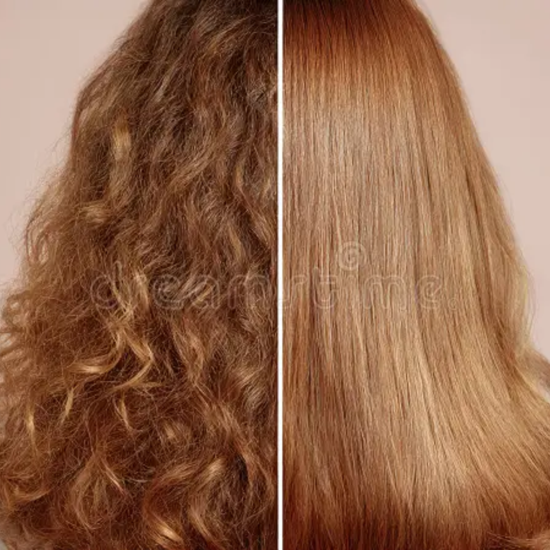 Glamorous Hair Straightening Kit - Rebound, Restore & Radiate – With Collagen Care – Silky, Smooth & Straight Hair – Frizz-Free, Split-End-Free, Long-Lasting Shine