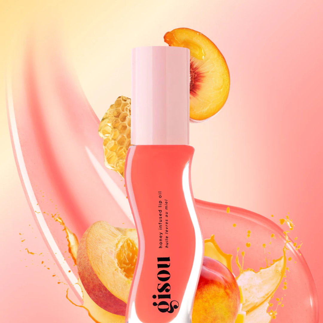 Gisou Honey Infused Lip Oil Trio | Honey-Infused Hydration, Glassy Shine, Non-Sticky Plumping Glow (Pack of 3)