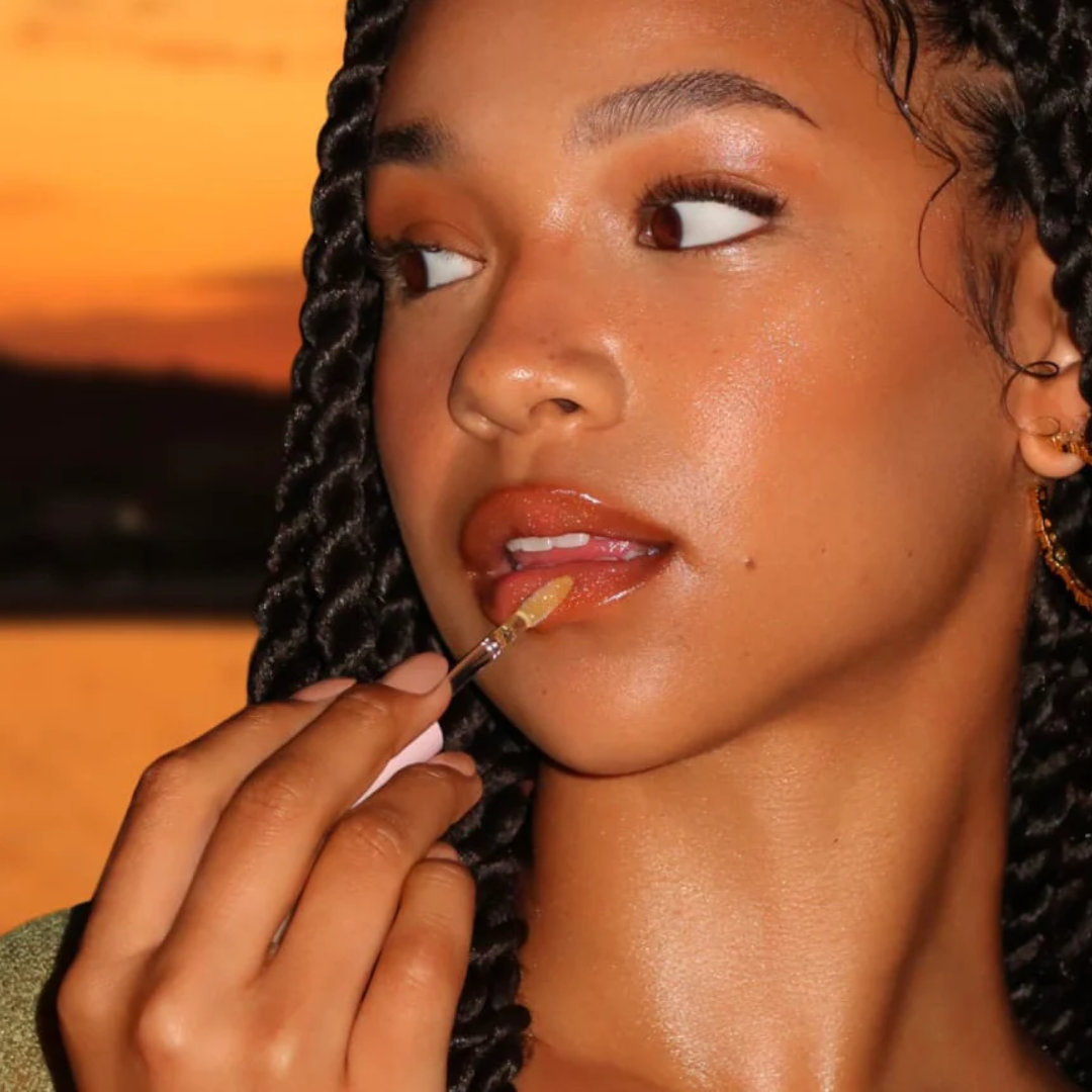 Gisou Honey Infused Lip Oil Trio | Honey-Infused Hydration, Glassy Shine, Non-Sticky Plumping Glow (Pack of 3)