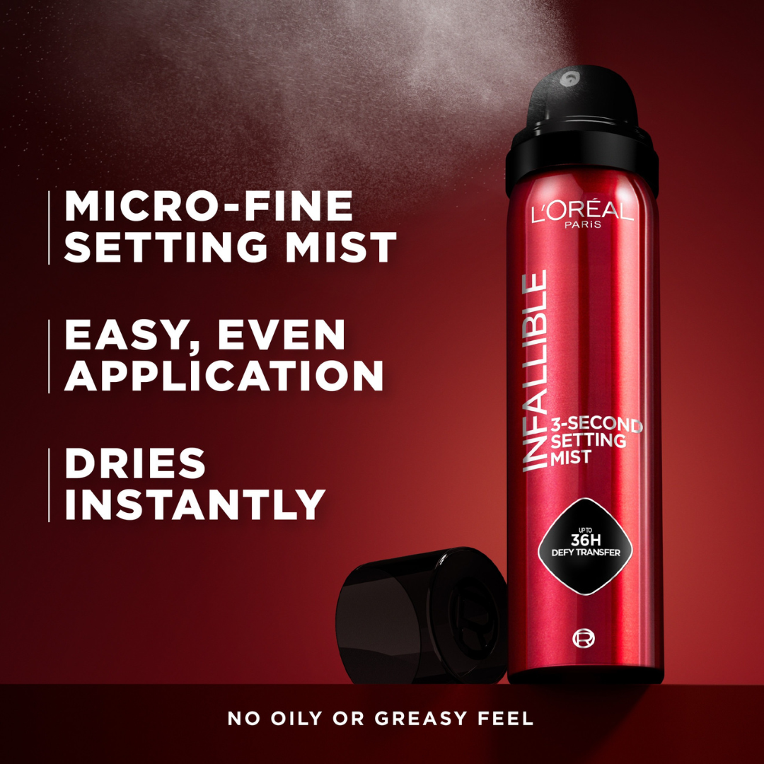 Loreal 3 Seconds setting mist I 36 Hour Lasting I Instant Glow I For All Skin Types