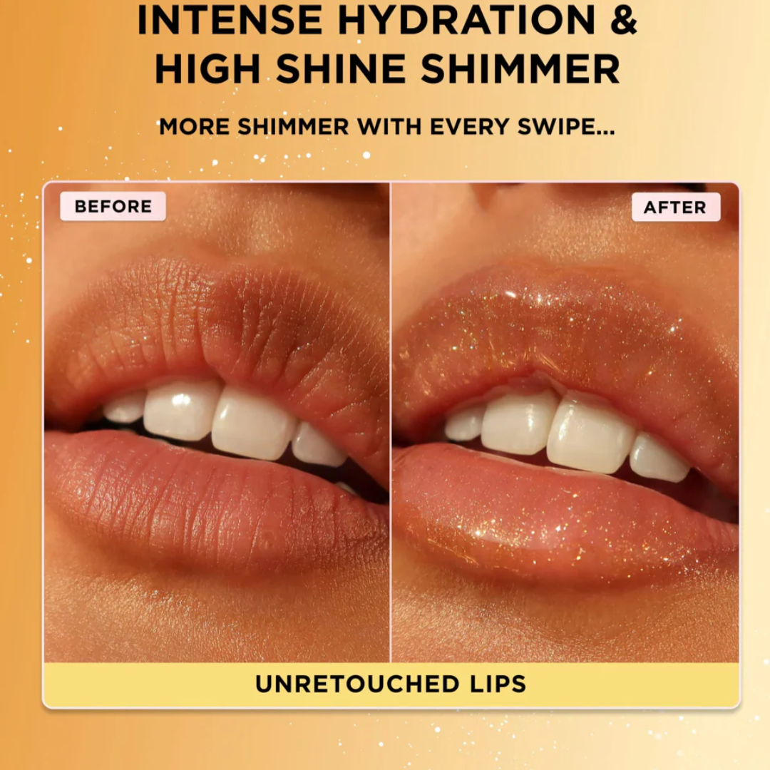 Gisou Honey Infused Lip Oil Trio | Honey-Infused Hydration, Glassy Shine, Non-Sticky Plumping Glow (Pack of 3)