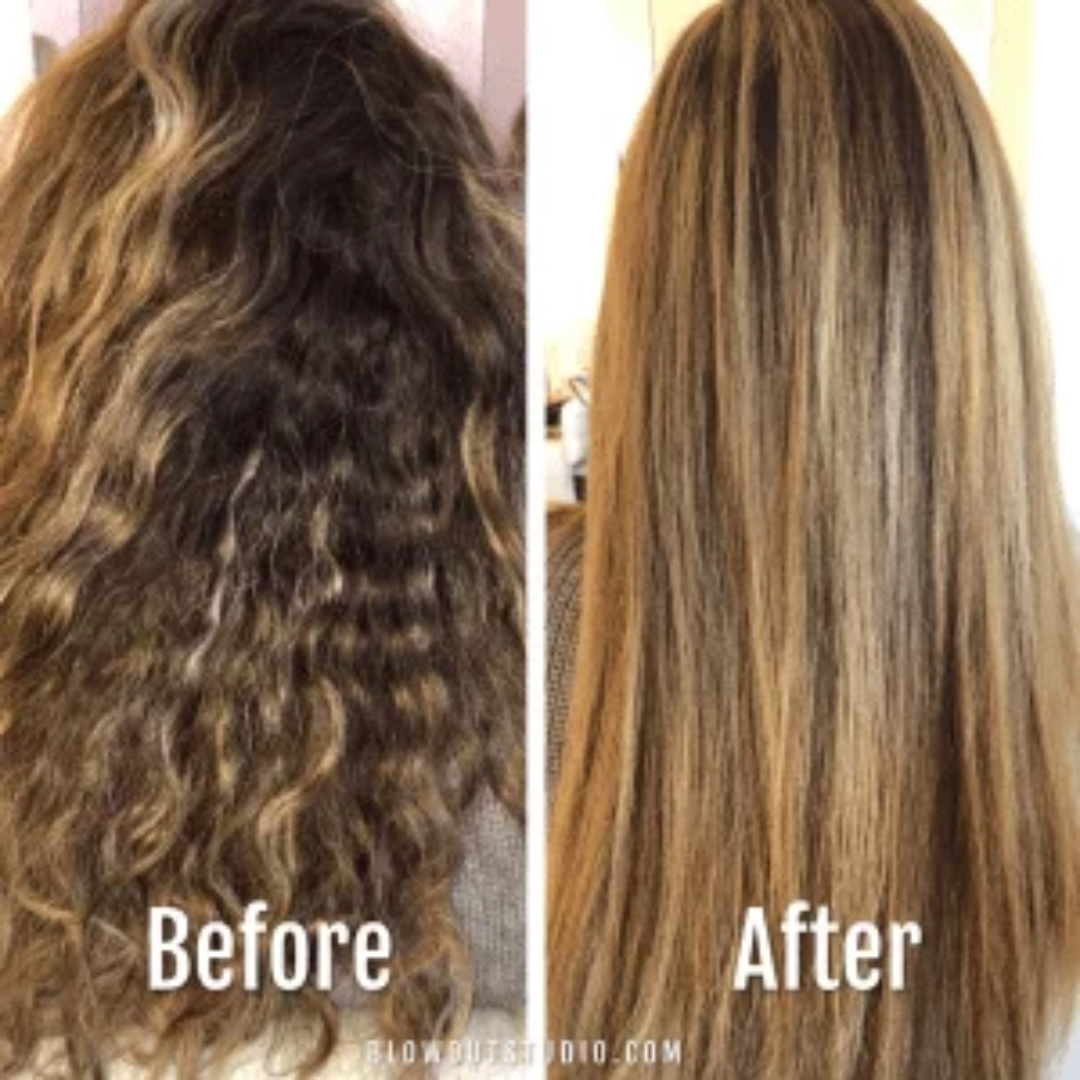 Glamorous Hair Straightening Kit - Rebound, Restore & Radiate – With Collagen Care – Silky, Smooth & Straight Hair – Frizz-Free, Split-End-Free, Long-Lasting Shine